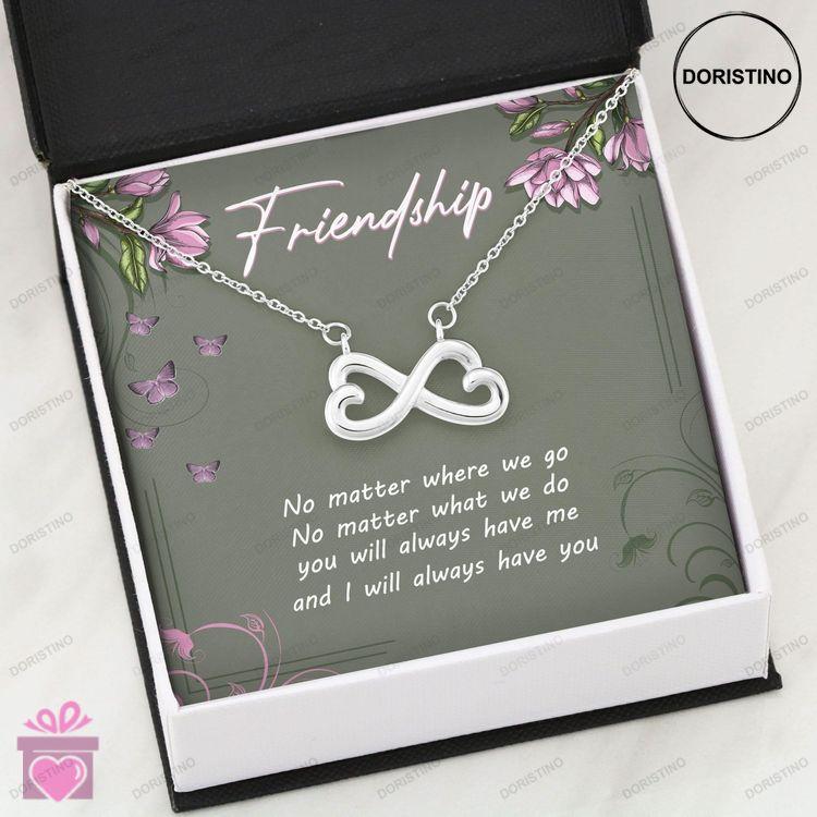 Best Friend Necklace Gifts  Infinity Heart Necklace Doristino Limited Edition Necklace